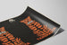 Vintage Poster Siko Toothpaste Tiger Orange on Black Background — artwork view