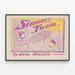 Vintage poster Sinners Twain door John Mackie — ingelijst kunstwerk aan de muur