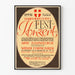 Vintage concertposter van Scandinavisch feest in Wenen 1947