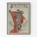 Vintage poster van De Getatoeëerde Man Skaten Rue Blanche