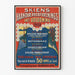Vintage poster 1908 - Skien Haandværkerforenings loterij
