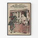 Vintage poster Slachterij Der Hochkultur - Satirische illustratie 1916