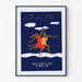 Decoratieve poster Smoke Free - Vrolijk en Vrij