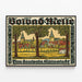 Vintage poster Solbad Melle - Illustration of a small German town — framed artwork on a wall