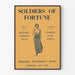 Vintage poster Soldaten van het Geluk door Richard Harding Davis en Charles Dana Gibson