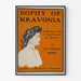 Vintage poster Sophy of Kravonia door Anthony Hope