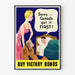 Vintage Promotieposter Koop Overwinningsobligaties