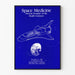Vintage Poster Ruimtegeneeskunde Colloquium 1986
