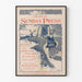 Vintage poster Philadelphia Sunday Press 1896 muurdecoratie