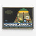 Vintage poster voor speciale verlichting tentoonstelling Hohenzollernhuis Dortmund — ingelijst kunstwerk aan de muur