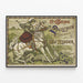 Vintage Poster St Georg Violet Perfumery — framed artwork on a wall