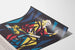 Decoratieve poster met St. Luke ontwerp in geometrische stijl