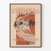 Vintage poster Sint-Niklaas januari - Danny en de Major, western ruiterillustratie