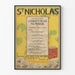 Vintage poster St. Nicholas Magazine - Kerstspecial
