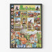 Vintage Poster Kinderen Stad en Platteland 1978