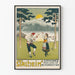 Vintage poster van traditionele dansers uit Stalheim