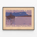 Vintage Poster of Lake Starnberg, 30 Minutes from Munich — framed artwork on a wall