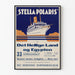 Vintage poster Stella Polaris - Cruise naar Egypte en het Heilige Land