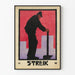 Poster staking - Arbeiderskunst Art Déco