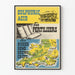 Vintage poster van zwavelzuur voor meststoffen, cultuur en landbouw