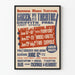 Vintage Poster for the Summer Music Festival at Greek Open Air Theatre