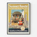 Vintage poster Route Sunset door Rail en Zee Southern Pacific Lines