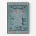 Vintage poster Over Land en Zee - Wekelijks reis- en avontuurblad