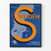 Vintage poster Zweden That's The Place