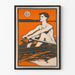 Vintage poster Syracuse Universiteit roeien 1905