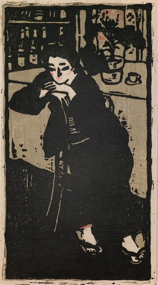 ta Sabur - Woman in a Caf.webp