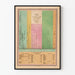 Vintage poster van de lengtes van de belangrijkste rivieren ter wereld
