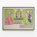 Vintage Puppet Theater Poster Teatr Kukiełek — framed artwork on a wall