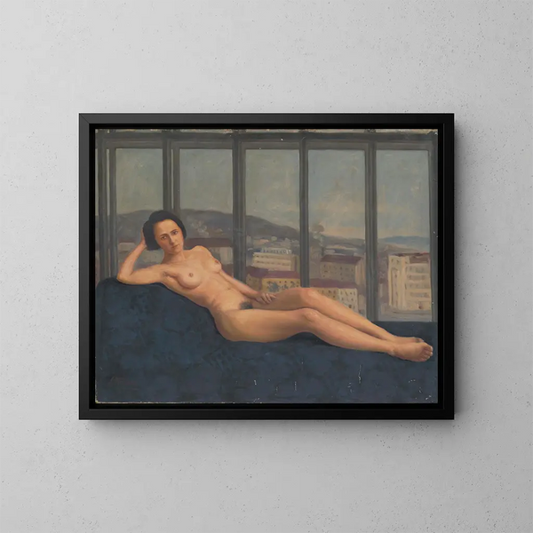 Unknown Painting - Stefan Straka — framed artwork on a wall