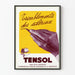 Vintage poster TENSOL tegen sclereuze tremoren