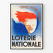 Vintage poster Nationale Loterij - Waag je kans