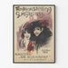 Vintage Poster Tentoonstelling G.H. Grauss - Kunstzaal De Bijenkorf Amsterdam 1918