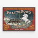 Vintage poster Pratts Food voor paarden en runderen — ingelijst kunstwerk aan de muur