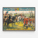 Historical Poster: Capitulation of Lord Cornwallis at Yorktown 1781 — framed artwork on a wall