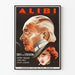 Vintage Franse politiefilm poster Alibi