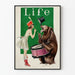 Vintage poster Ourson Batterij en Majorette
