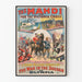 Vintage militair poster The Mahdi de oorlog in Soedan