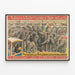 Vintage Barnum & Bailey Poster - Circus and Elephant Menagerie — framed artwork on a wall