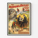 Vintage poster The Barnum & Bailey met Chimpansee Charles 1st