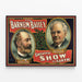Vintage Poster The Barnum Bailey Greatest Show on Earth — framed artwork on a wall