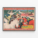 Vintage poster Barnum & Bailey Greatest Show on Earth - Miss Rose Meers, exceptional horsewoman — framed artwork on a wall