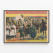 Vintage Barnum & Bailey Poster - North Africa Scene — framed artwork on a wall