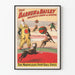 Vintage poster Barnum & Bailey - Honden die voetballen
