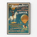 Vintage poster Barnum & Bailey De Ballonpaard Jupiter