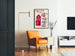 Vintage poster over energiebesparing thuis