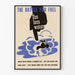 Vintage poster 'De strijd om brandstof' - Water- en energiebesparing